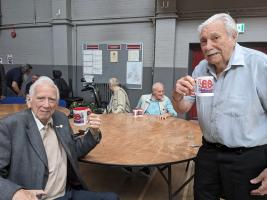 Presentation of D Day Mugs